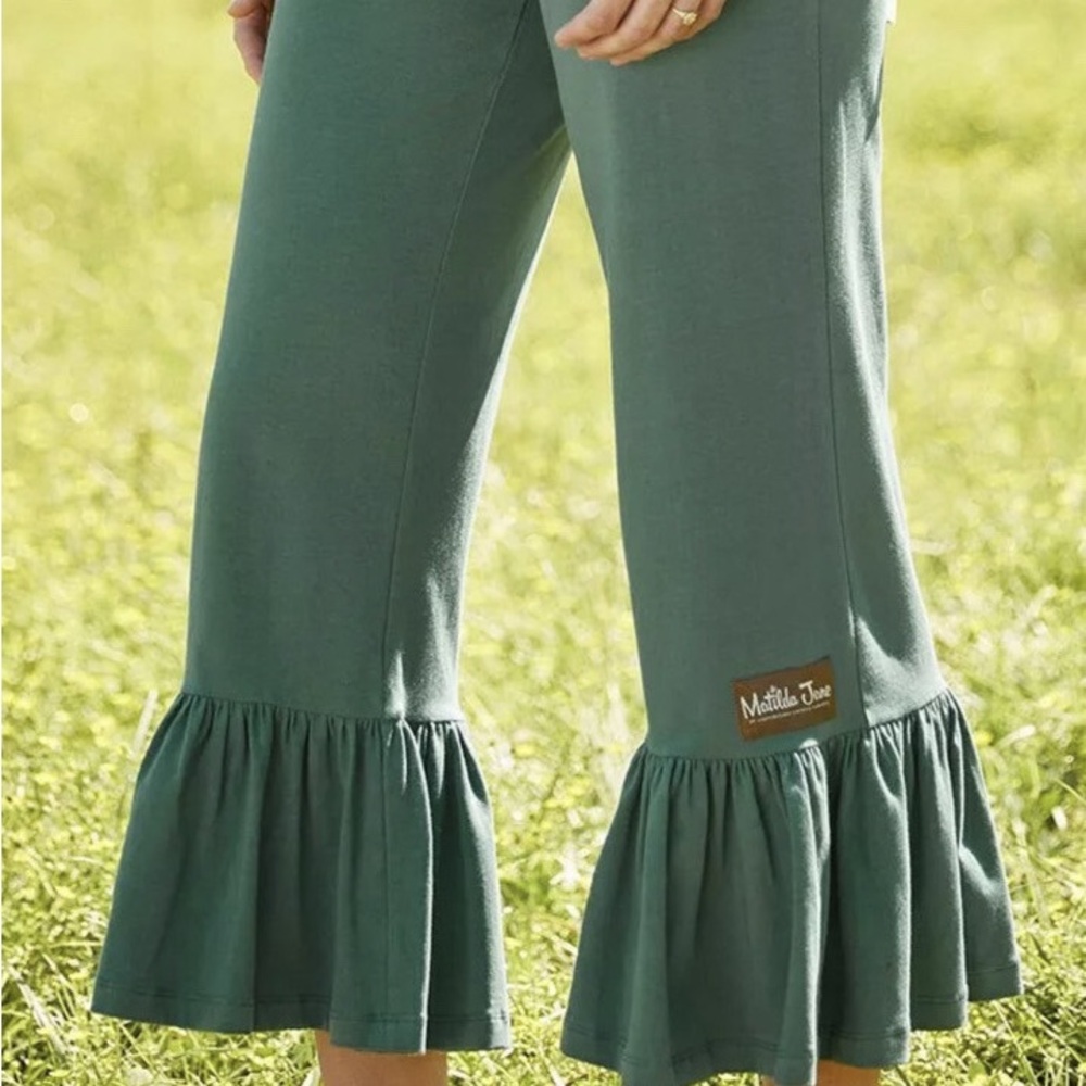 Matilda Jane Teal Ruffle Skirt